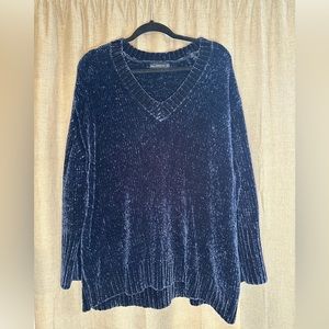 Zara Oversized Knit Sweater - Blue / size S
